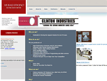 Tablet Screenshot of clintonind.com